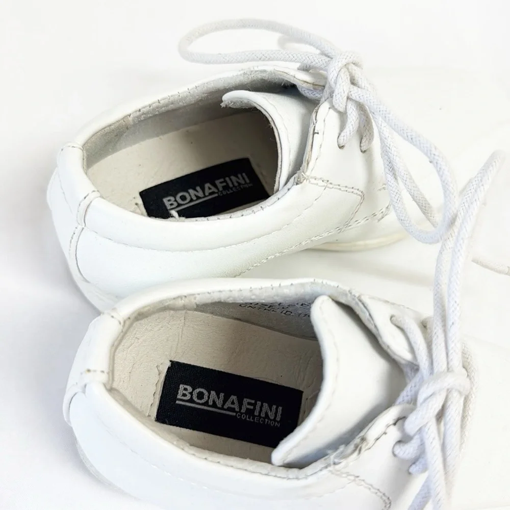 BONAFINI White Kids Dress Shoes Lace Up Size 6 Toddler